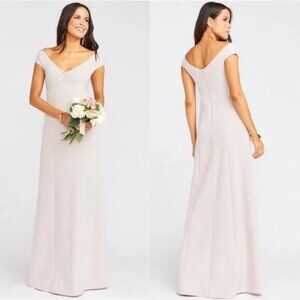 NWT Show Me Your Mumu Zurich Knot Gown Stretch Crepe Size XL
